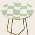 wavy check | pistachio Side Table Gallery Image 2