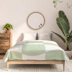 wavy check | pistachio Comforter Gallery Image 3