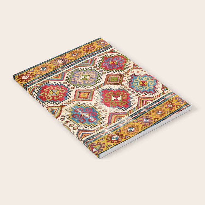 Moghan Southeast Caucasus Antique Rug Print Notebook Gallery Image 2