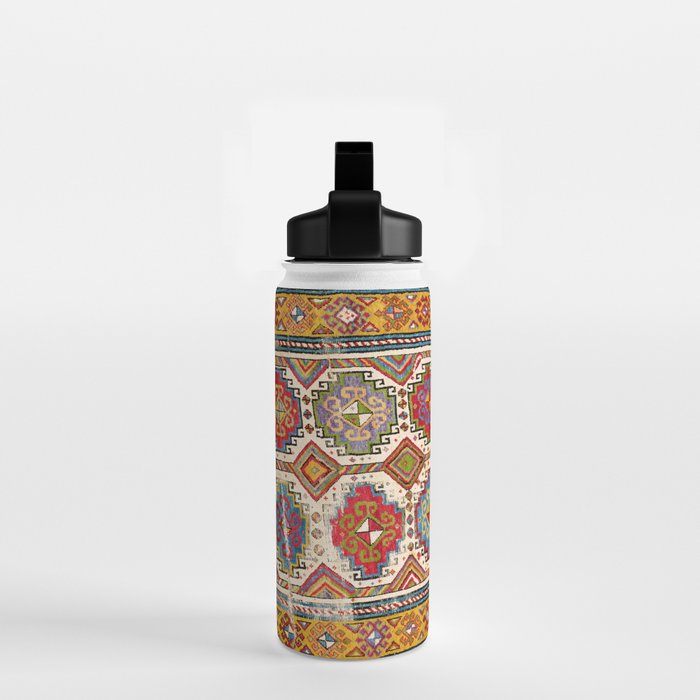 Moghan Southeast Caucasus Antique Rug Print Water Bottle Gallery Image 2