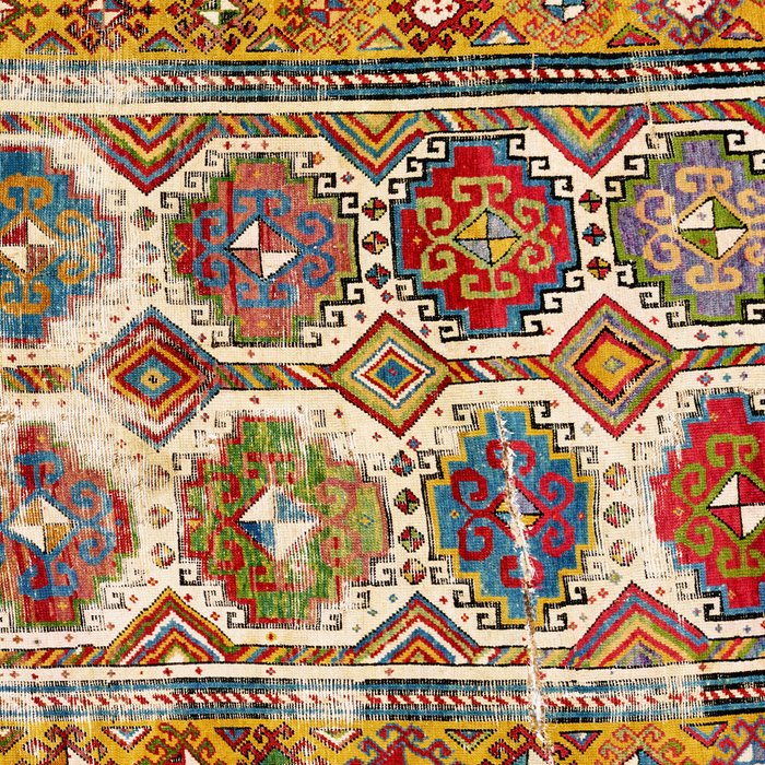 Moghan Southeast Caucasus Antique Rug Print Coffee Mug Gallery Image 2