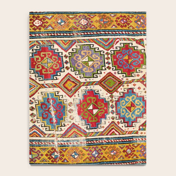 Moghan Southeast Caucasus Antique Rug Print Notebook Gallery Image 4