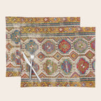 Moghan Southeast Caucasus Antique Rug Print Placemat Gallery Image 1