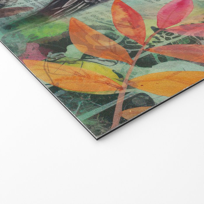Colorful Owl Forest Garden Indian Summer Flora And Wildlife Welcome Mat Gallery Image 2
