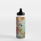 Colorful Owl Forest Garden Indian Summer Flora And Wildlife Water Bottle Gallery Image 3