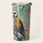 Colorful Owl Forest Garden Indian Summer Flora And Wildlife Travel Mug Gallery Image 2