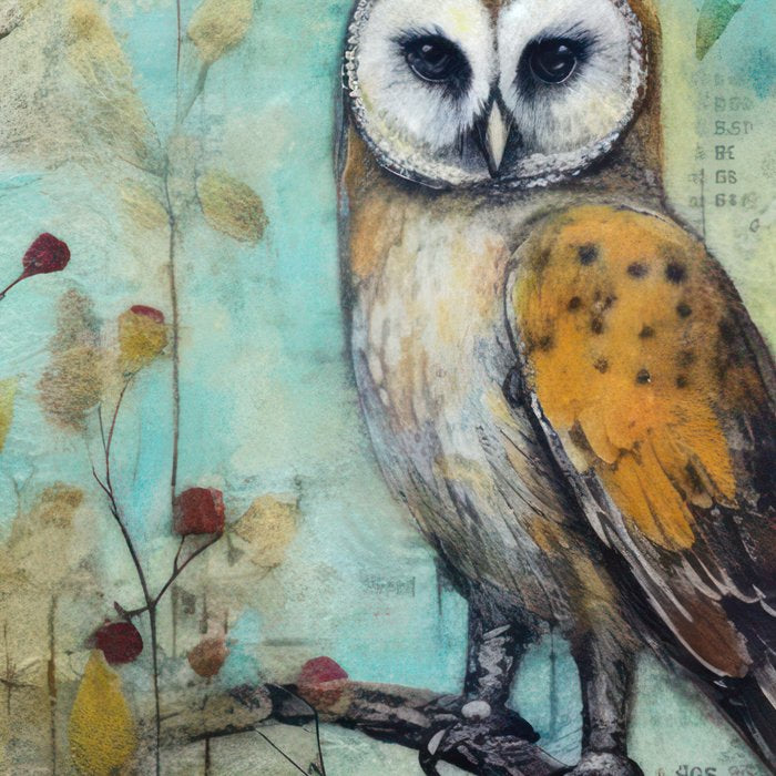 Colorful Owl Forest Garden Indian Summer Flora And Wildlife Coffee Mug Gallery Image 2