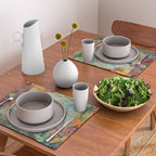 Colorful Owl Forest Garden Indian Summer Flora And Wildlife Placemat Gallery Image 2