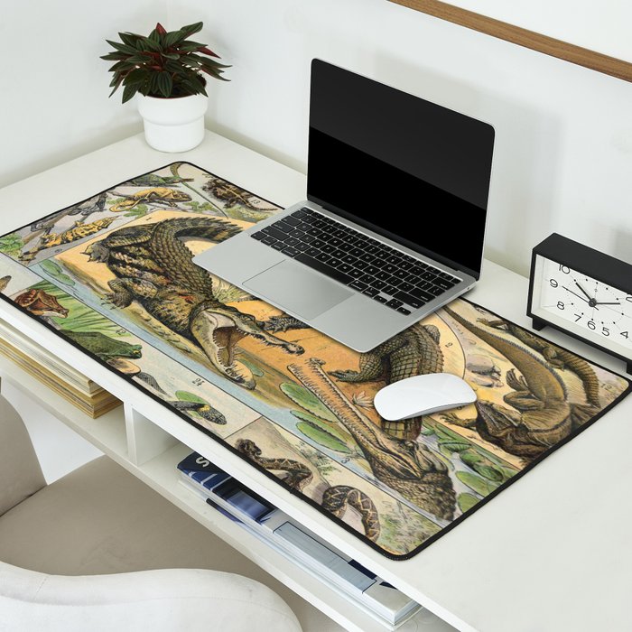Reptile Illustration - Larousse Desk Mat Gallery Image 2