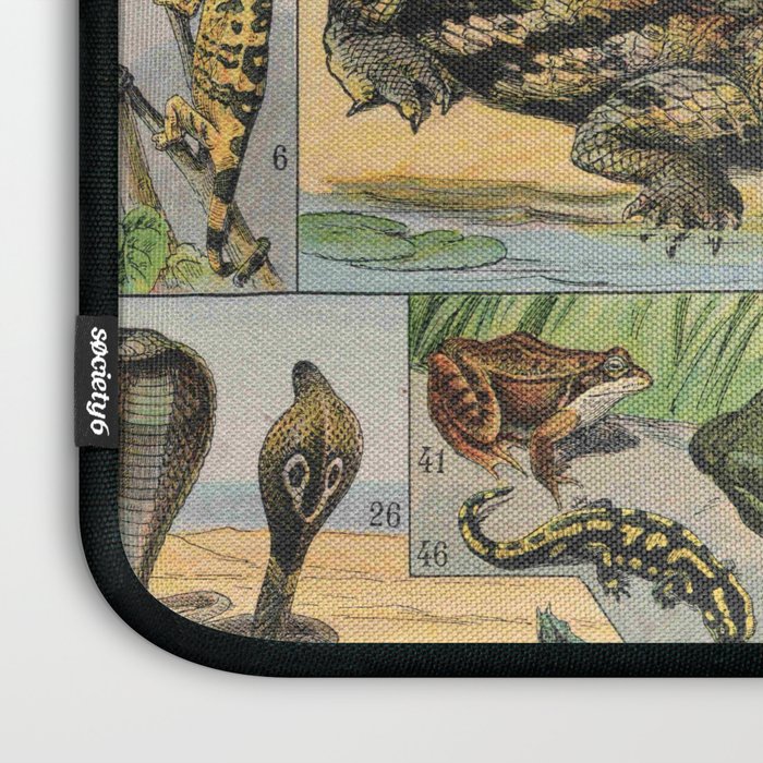 Reptile Illustration - Larousse Laptop Sleeve Gallery Image 3
