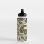 Reptile Illustration - Larousse Water Bottle Gallery Image 3