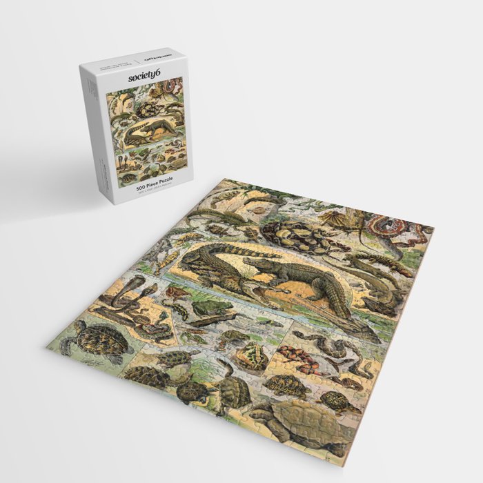 Reptile Illustration - Larousse Jigsaw Puzzle Gallery Image 2