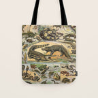 Reptile Illustration - Larousse Tote Bag Gallery Image 1