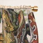 Reptile Illustration - Larousse Window Curtain Gallery Image 2
