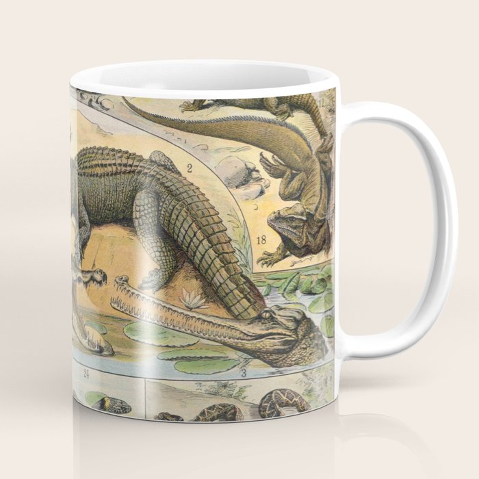 Reptile Illustration - Larousse Coffee Mug Gallery Image 1