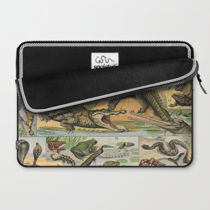 Reptile Illustration - Larousse Laptop Sleeve Gallery Image 2