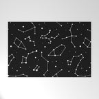 Black and White Constellations Welcome Mat Gallery Image 1