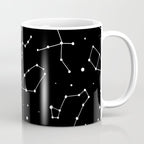 Black and White Constellations Coffee Mug Gallery Image 1