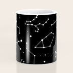Black and White Constellations Coffee Mug Gallery Image 4