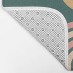 Mid century modern - green Bath Mat Gallery Image 2