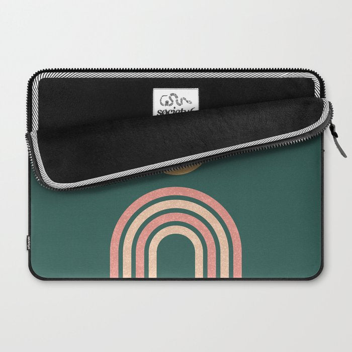 Mid century modern - green Laptop Sleeve Gallery Image 2