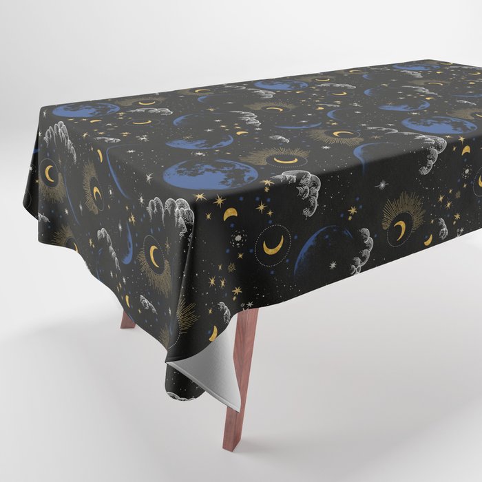 Night sky of stars 24 Tablecloth Gallery Image 1