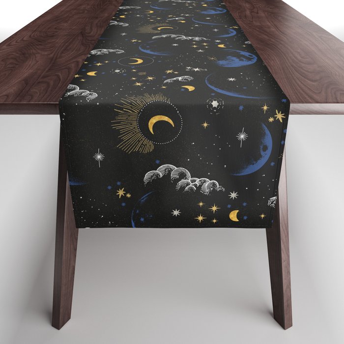 Night sky of stars 24 Table Runner Gallery Image 1