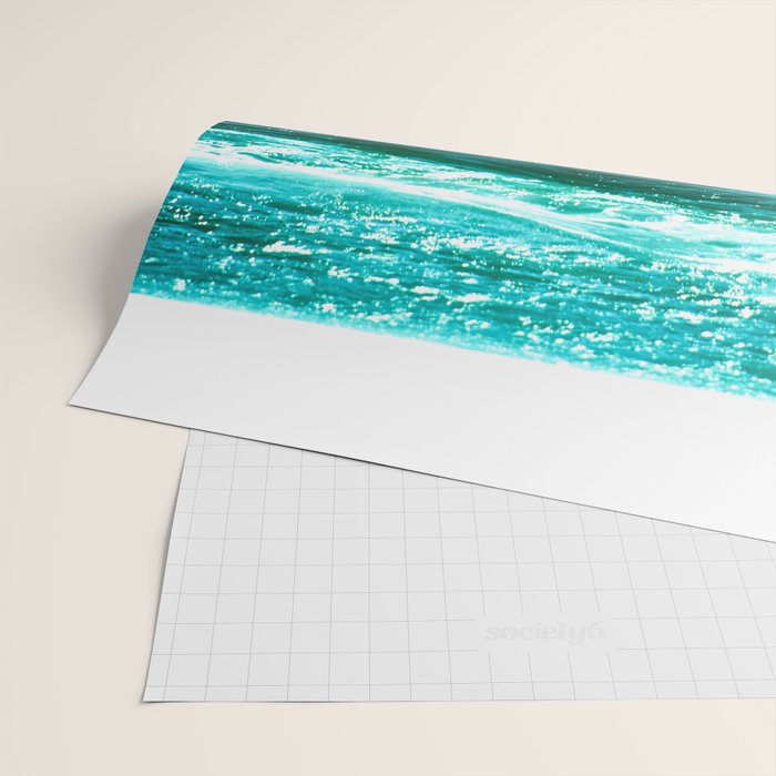 California Ocean Waves Wrapping Paper Gallery Image 2