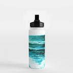 California Ocean Waves Water Bottle Gallery Image 2