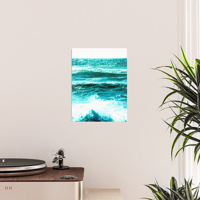 California Ocean Waves Poster Gallery Image 2