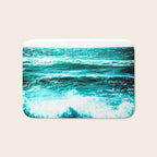 California Ocean Waves Bath Mat Gallery Image 1