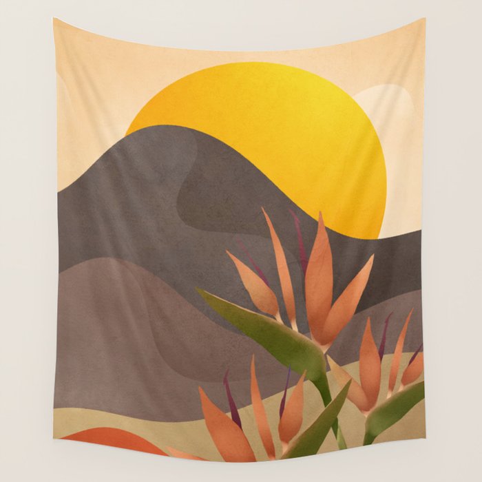 Breeze under the sunlight 01 Wall Tapestry Gallery Image 4