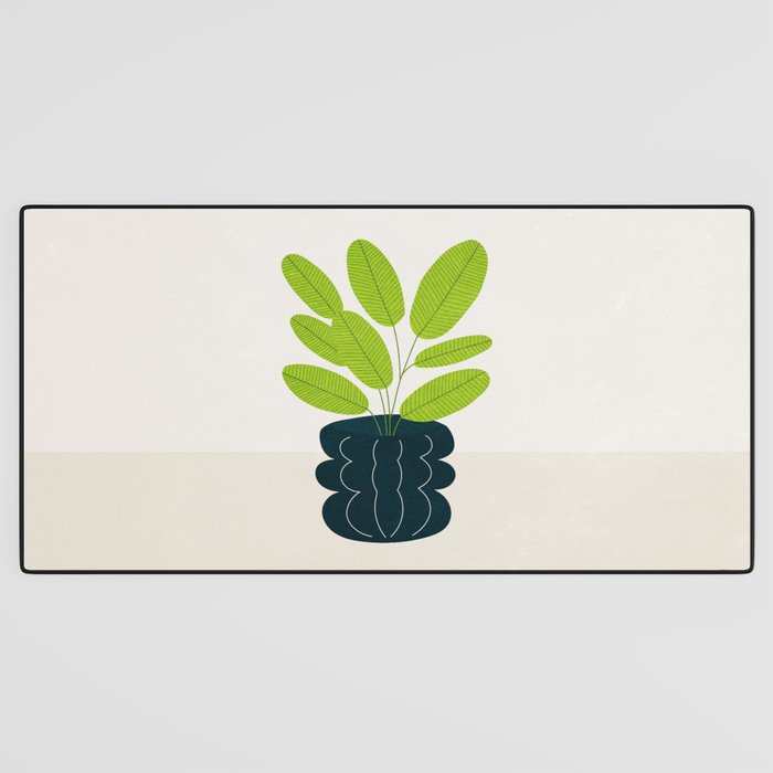 Black Pearl Vase & Spring Bud Leaves: Vases & Stuff 02 Desk Mat Gallery Image 3