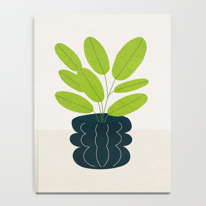 Black Pearl Vase & Spring Bud Leaves: Vases & Stuff 02 Notebook Gallery Image 4