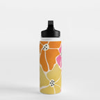 Blooming Retro Florals Water Bottle Gallery Image 3