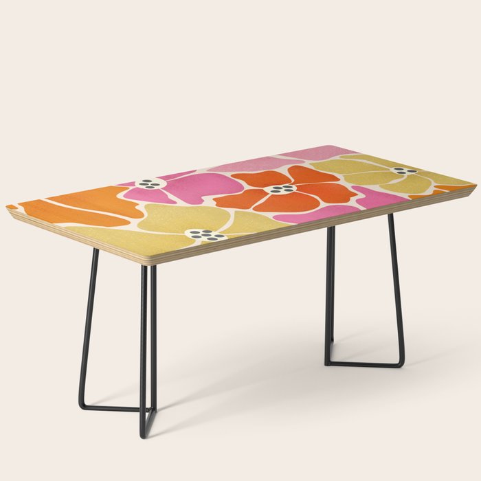 Blooming Retro Florals Coffee Table Gallery Image 1