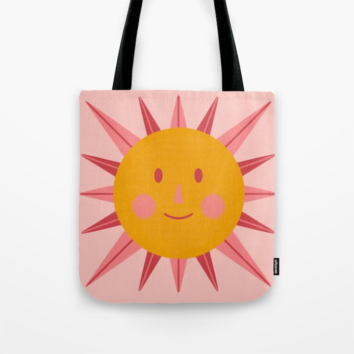 Happy Summer Sun Tote Bag Gallery Image 1