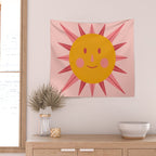 Happy Summer Sun Wall Tapestry Gallery Image 2