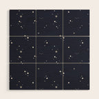 Starry Night Sky Wood Wall Art Gallery Image 1