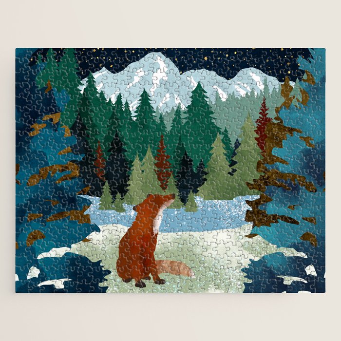 Winter Fox Vista Jigsaw Puzzle Gallery Image 1