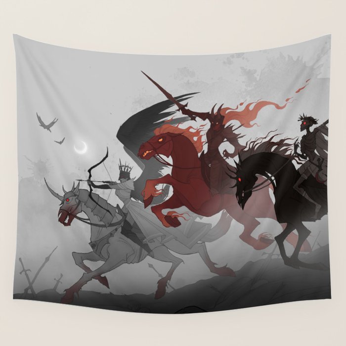 Four Horsemen of the Apocalypse Wall Tapestry Gallery Image 4
