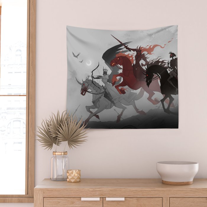 Four Horsemen of the Apocalypse Wall Tapestry Gallery Image 2