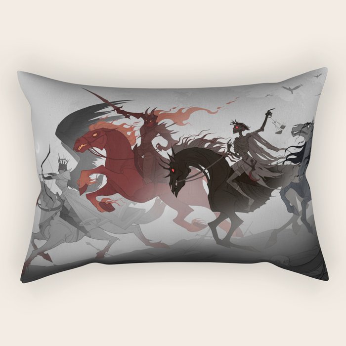 Four Horsemen of the Apocalypse Rectangular Pillow Gallery Image 2