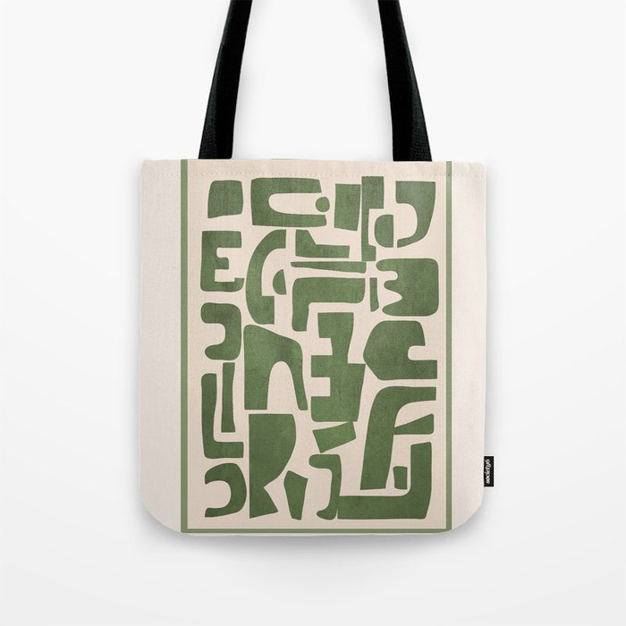 Organic Contemporary Modern Shapes 03 Tote Bag Gallery Image 1