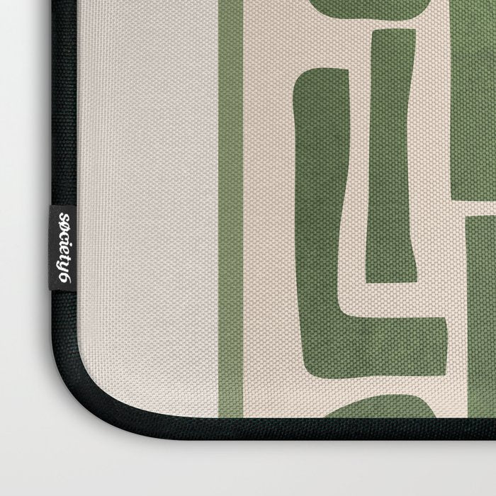 Organic Contemporary Modern Shapes 03 Laptop Sleeve Gallery Image 3
