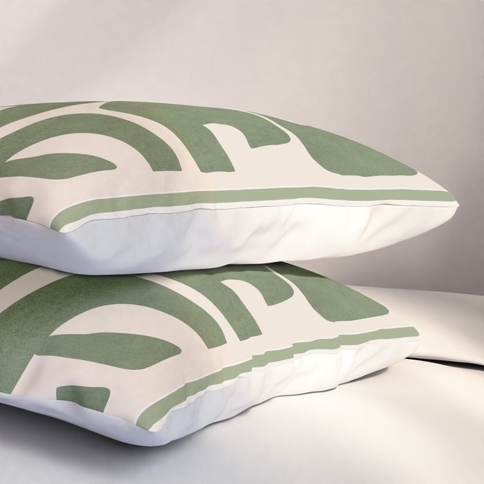 Organic Contemporary Modern Shapes 03 Pillow Sham Gallery Image 3