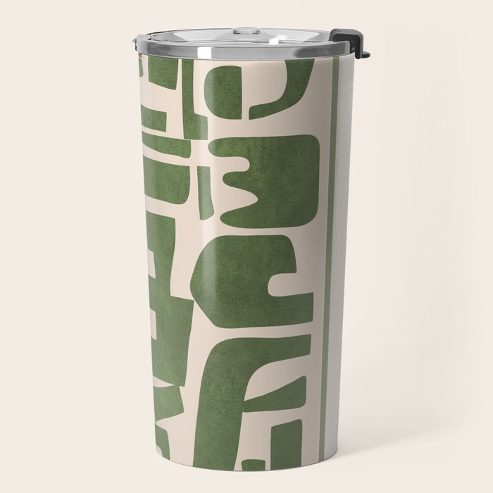 Organic Contemporary Modern Shapes 03 Travel Mug Gallery Image 2