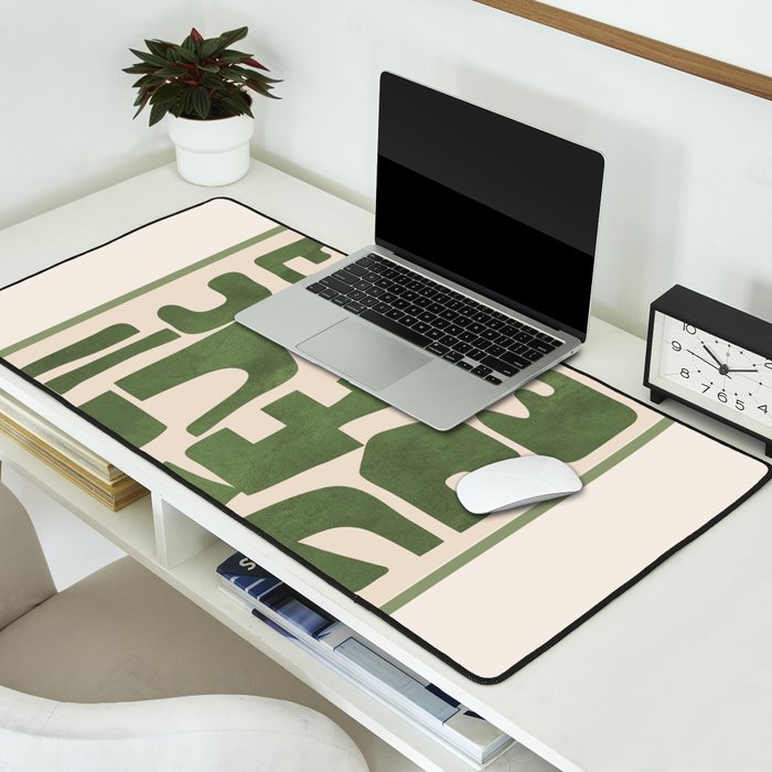 Organic Contemporary Modern Shapes 03 Desk Mat Gallery Image 2