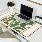 Organic Contemporary Modern Shapes 03 Desk Mat Gallery Image 2