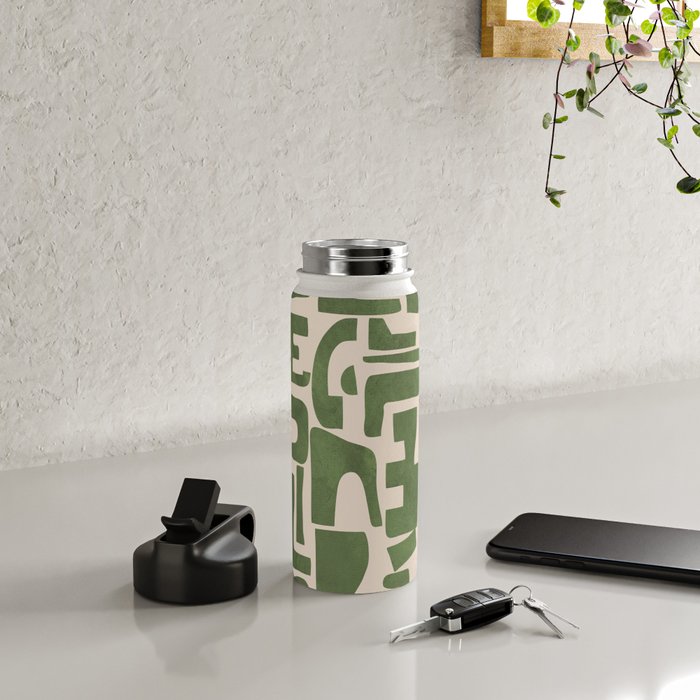 Organic Contemporary Modern Shapes 03 Water Bottle Gallery Image 5